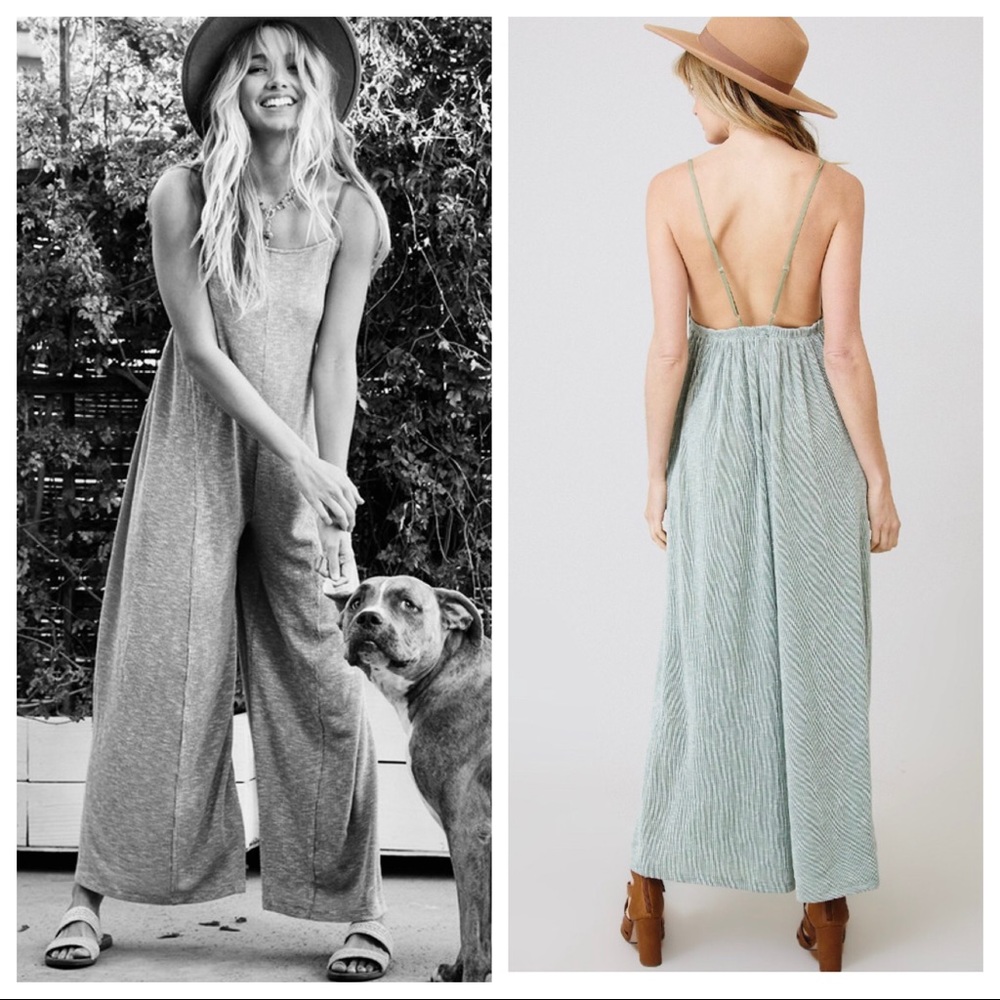 Fabulous Boho wide leg cami jumpsuit - Picture 2 of 5